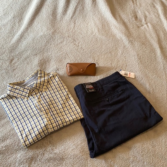 2 for $30 NAUTICA Shorts Men’s Size 40 Nautica Stretch Deck Short 40” Waist - Picture 1 of 8